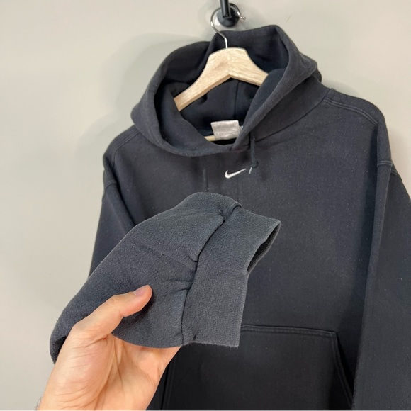 Vintage 90s Nike Center Swoosh Hoodie - Picture 4 of 6